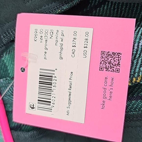 Kate Spade Greenhouse Plaid Wool Pants - Picture 5 of 11